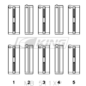 King Main Bearing Shell...