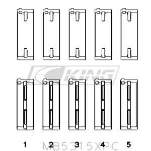 King Main Bearing Shell...