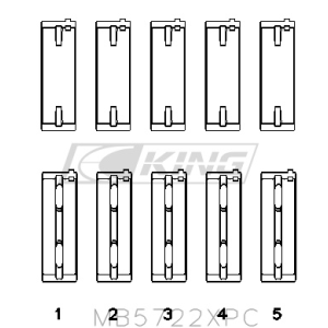 King Main Bearing Shell...