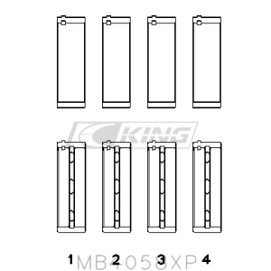 King Main Bearing Shell...